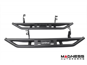 Ford Bronco Rock Sliders - 2 Door - Trailcrawler - Textured Black - Havoc 